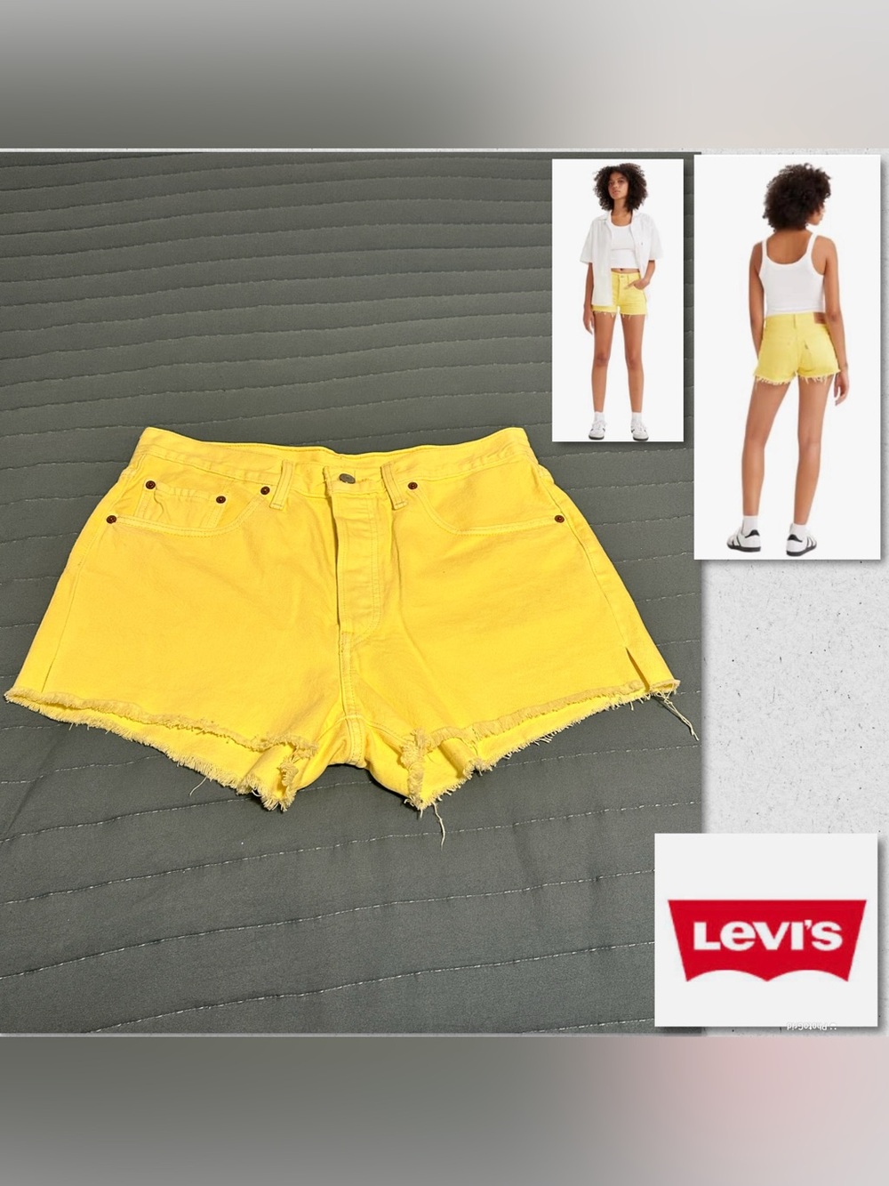 Levi's 501 High-Rise Denim Shorts